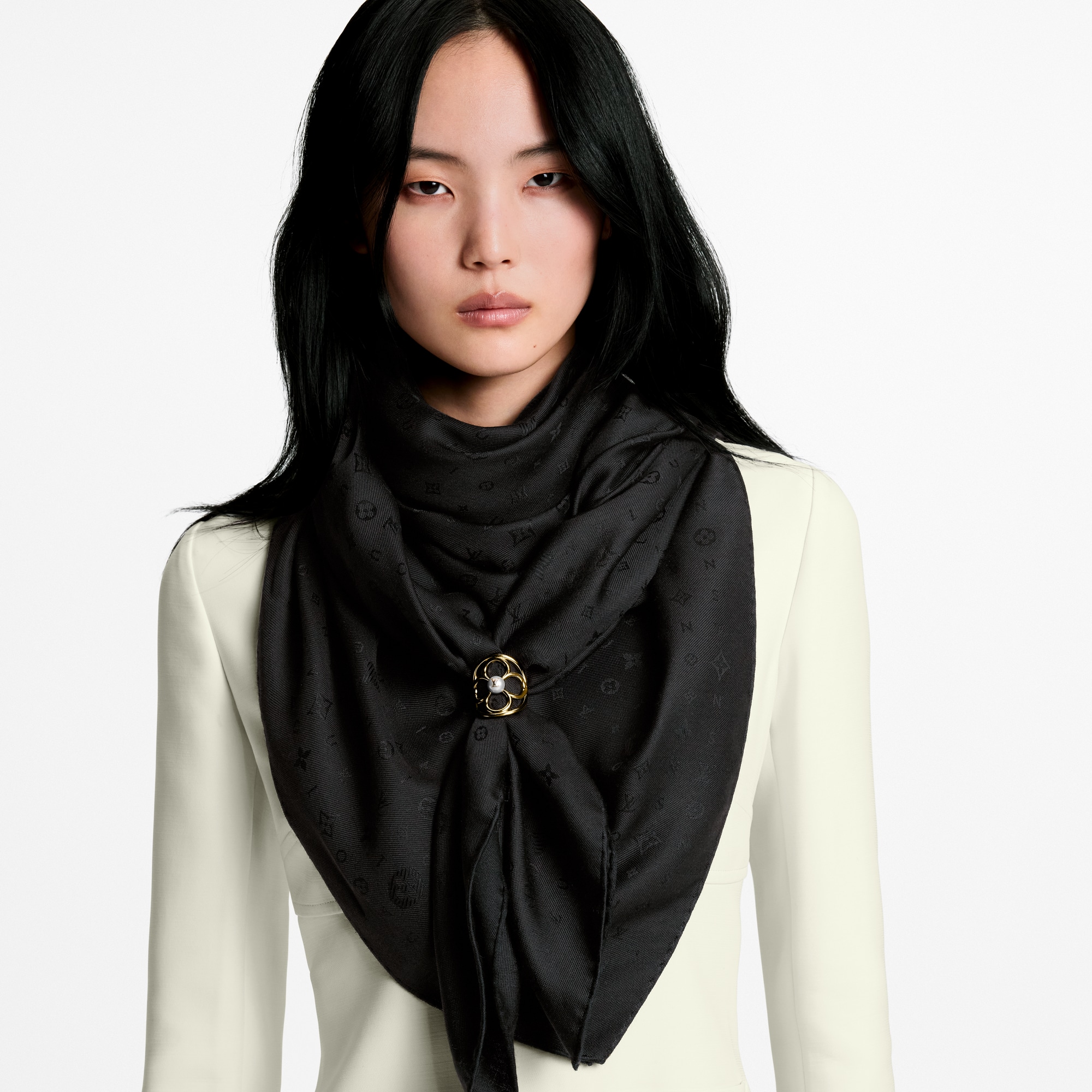 【新品】ルイ・ヴィトン　スカーフリング Pearly Flower Scarf Ring S00 - Women - Fashion Jewelry | LOUIS
